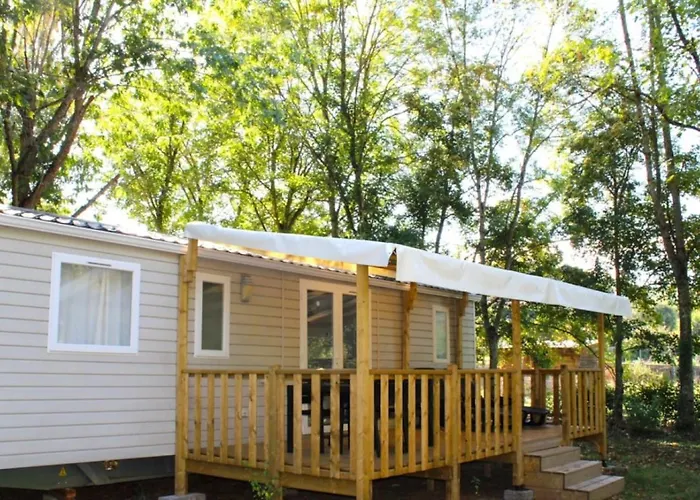 Campeggio ZEcamping 3 piscine pet friendly locatif clim 26m2 4 pers Belmont-sur-Rance