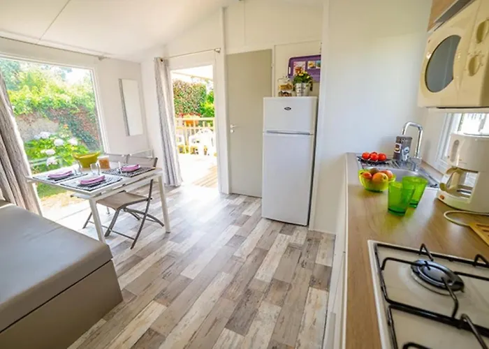 ZEcamping 3 piscine pet friendly locatif clim 26m2 4 pers Campeggio Belmont-sur-Rance